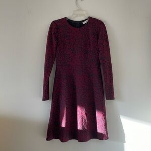 LOFT floral jaquard dress / size 0